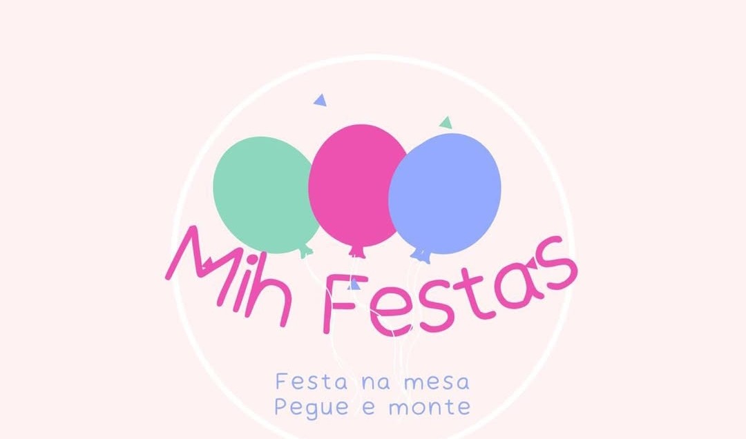Logo Mih Festas — festa na mesa, pegue e monte